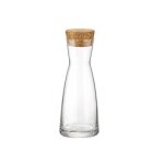 Bormioli rocco ypsilon carafe avec bouchon, verre, transparent, 10x 10x 27cm