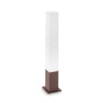 Borne - ideal lux - edo outdoor pt1 - marron - aluminium - 1x13w gx53 - ip44