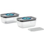 Bosch - accessoires sous vide 2 boites de 1 litre en tritan avec indicateur de date et t�moin de mise ...