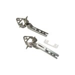 Bosch b / s / h. charnieres porte refrigerateur 2 pieces. ref: 00268698