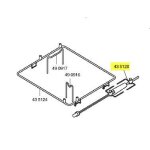 Bosch b / s / h - tourne broche complet - ref: 00435120