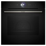 Bosch - four intgrable combi vapeur 71l 60cm a + pyrolyse noir hrg7764b1