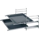 Bosch hez338305 - rail télescopique pour four encastrable - acier inoxydable - pour bosch hbn 330551, ... Bosch hez338305 - rail télescopique pour four encastrable - acier inoxydable - pour bosch hbn 330551, ...