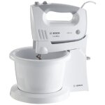 Bosch mfq36460 batteur electrique ergomixx avec support et bol mlangeur 450 w blanc / gris