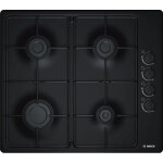 Bosch serie 2 pbp6b6b80 table de cuisson au gaz noir - 4 foyers Bosch serie 2 pbp6b6b80 table de cuisson au gaz noir - 4 foyers