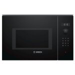 Bosch serie 6 bel554mb0 micro - onde noir, acier inoxydable micro - onde combin� int�gr� 25 l 900 w