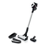 Bosch serie 6 bks611mtb aspirateur balai et balai �lectrique batterie sec sans sac noir et blanc