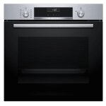 Bosch serie 6 hbg536es3 four 71 l 3400 w noir et argent