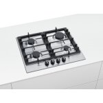 Bosch serie pcp6a5b90 table de cuisson au gaz acier inoxydable - 4 foyers