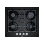 Bosch serie pnp6b6b90 table de cuisson au gaz noir - 4 foyers