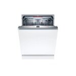 Lave - vaisselle bosch serie 6 smv6ecx93e - encastrable - wifi - niche - 60x55x81. 5 cm (lxpxh) - gris ...