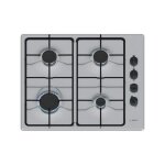 Bosch - table de cuison gaz 60cm 7500w 4 feux inox pbp6b5k80