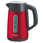 Bosch twk4p434 bouilloire 1, 7 l 2400 w noir et rouge
