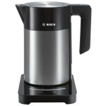 Bosch twk7203 bouilloire 1, 7 l 1850 w noir et acier inoxydable