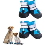 Bottes chien, ensemble de 4 chaussures pour chiens antid�rapant, bottes de protection pour chien imperm�able ...