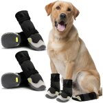 Bottes pour chien de protection, thermique long tube chaussures pour chiens, protecteur de patte de chien ...