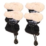 Bottes de neige pour chien ¿ lot de 4 bottes d'hiver r�fl�chissantes et chaudes pour chiots chaussures ...