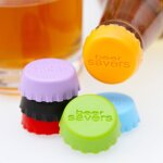 Bouchon de bouteille de bire en silicone rutilisable, bouchon de protection pour vin, vinaigre, sauce ...