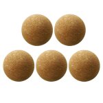 Bouchon de bouteille de li�ge en bois, 5 pi�ces, pour carafe a vin, 2. 36 pouces / 6 cm