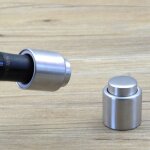 Bouchon de bouteille de vin en acier inoxydable, bouchon de champagne, universel avec joint sous vide, ... Bouchon de bouteille de vin en acier inoxydable, bouchon de champagne, universel avec joint sous vide, ...