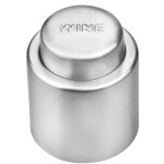Bouchon de bouteille de vin en acier inoxydable, scelleur de champagne pour la conservation de la fracheur, ...