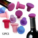 Bouchon de bouteille de vin en gel de silice, gadget, bouchon de bouteille de vin rouge, rutilisable, ...