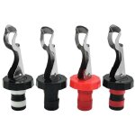 Bouchon de bouteille de vin rutilisable, 4 pices, scelleuses sous vide, bouchons de boisson de bire, ...