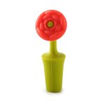 Bouchon de bouteille de vin en silicone, fleurs, vinaigre de soja, bouchon anti - fuite, bouchons de ...