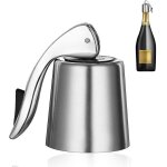 Bouchons de bouteilles de vin avec tire - bouchons, bouchon de vin en acier inoxydable avec silicone, ...