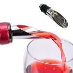 Bouchon séparateur de vin en acier inoxydable, carafe a verser, bec verseur, bouteille d'eau Bouchon séparateur de vin en acier inoxydable, carafe a verser, bec verseur, bouteille d'eau