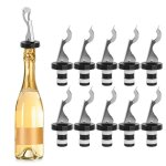 Bouchon sous vide réutilisable pour bouteille de vin, outil de bar, accessoires de cuisine, 10 pièces ... Bouchon sous vide réutilisable pour bouteille de vin, outil de bar, accessoires de cuisine, 10 pièces ...