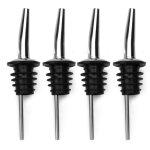 Bouchon verseur en acier inoxydable, bouteille de whisky, liqueur, huile de vin, bouchon de bec, distributeur ...