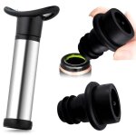 Bouchon a vin en silicone scell, bouchon economiseur de champagne, pompe economiseur de vin sous vide, ...