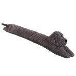 Boudin de porte 80 cm woof 100% polyester petit chigris velour cottelé Boudin de porte 80 cm woof 100% polyester petit chigris velour cottelé