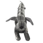 Boudin de porte en polyester motif quadrillés collection dog retro gris Boudin de porte en polyester motif quadrillés collection dog retro gris