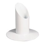 Bougeoir, 30 mm , blanc, pour bougies de bapt�me et communion