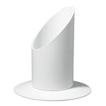 Bougeoir, 40 mm , blanc, pour bougies de bapt�me et communion
