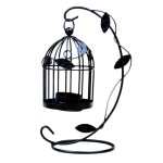 Bougeoir cage a oiseaux metal photophore lanternes maison mariage vintage decoration de table