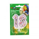 Bougie anniversaire nombre 18
