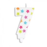 Bougie d'anniversaire chiffre 7
