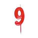 Bougie anniversaire chiffre n9