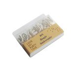 Bougies anniversaire sur pic argent paillete