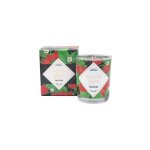 Bougie bijou collier dor� - parfum fraise des bois - 40h
