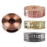 Bougie chauffe - plat rond en acier inoxydable 40ja, base chauffante pour théière, café, lait, cadeau ... Bougie chauffe - plat rond en acier inoxydable 40ja, base chauffante pour théière, café, lait, cadeau ...
