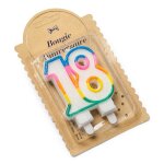 Bougie chiffre 18
