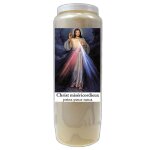Bougie christ mis�ricordieux neuvaine