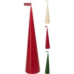 Bougie cire design c�ne sapin no�l 31. 5cm