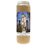 Bougie notre dame de la d�livrande neuvaine