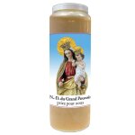Bougie notre dame du grand pouvoir neuvaine