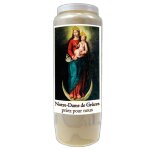 Bougie notre dame de gr�ce neuvaine
